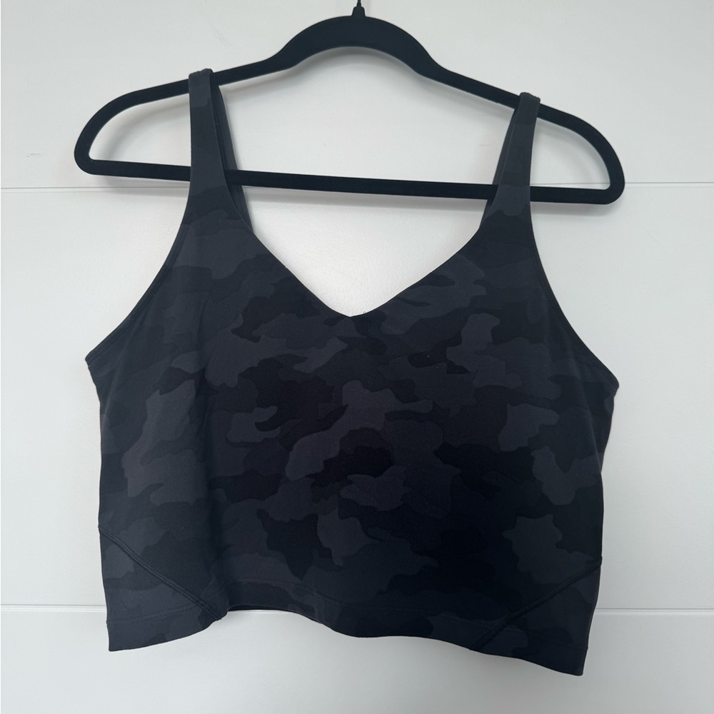 Lululemon Black Align Camo Tank Top